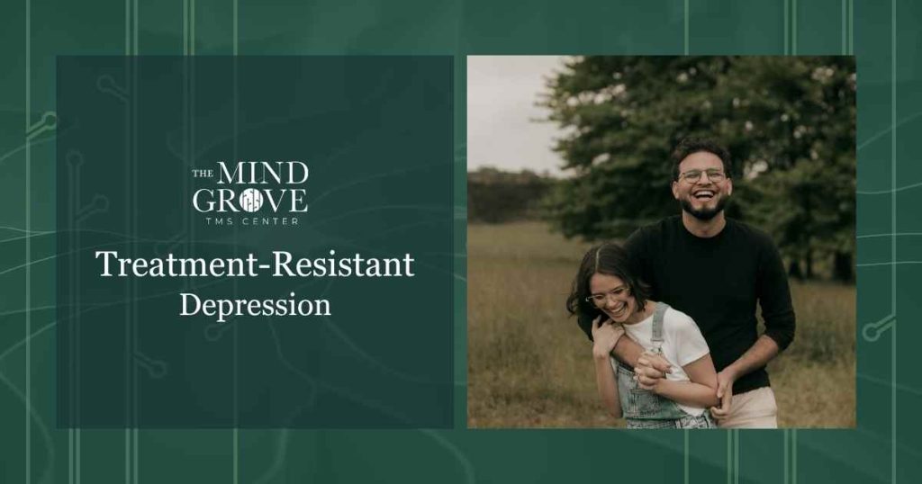 A man and girl relaxing after getting help with treatment resistant depression in Colorado Sprinsg at The Mind grove TMS Center.